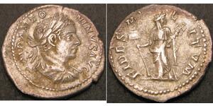 ROMAN EMPIRE 1 Denarius Elagabalus (218-222) - Silver - VF/XF - 3275 