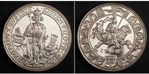  
  1486/1986, Austria, Archduke Sigismund. Proof Silver Guldiner Coin. Restrike!   Mint Year: 1986 Condition: Proof! Mint Place: Hall (Tyrol) References: KM-X#M28. R!  Denomination: Guldiner (Gu ...