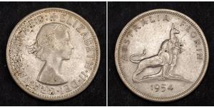  
  1954, Australia, Elizabeth II. Nice Silver 