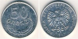 50 Грош Польська Народна Республіка (1952-1990) Алюміній 