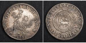  
  1584, Royal France, Henry III. Silver 