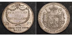  
 
    1795, Bamberg, Franz Ludwig. Large Silver 