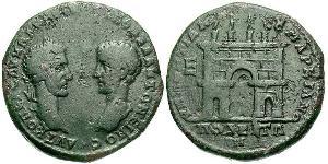 1 Pentassarion Imperio romano (27BC-395) Bronce Macrino (165-218)