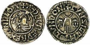 1 Penny Reino de Inglaterra (927-1649,1660-1707) Plata Aethelred II (968 - 1016)