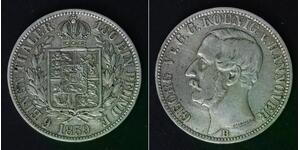 HANNOVER (German State) 1/6 Thaler 1859 B - Silver 0.520 - Georg V. - VF - 507