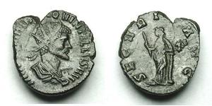 
          
           
             
              QUINTILLUS AE ANT SCARCE 
           
           
             
              Description: 
              
              Date: C, 270 AD 
      ...