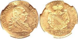 1 Дукат Баден-Дурлах (1535 - 1771) Золото Карл Фридрих Баденский(1728 – 1811)