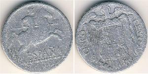 5 Centimo Espagne franquiste (1936 - 1975) Aluminium 