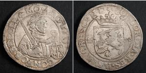  
  1618, Netherlands, Gelderland. Large Silver Rijks Daalder (48 Stuivers) Coin. aXF!  Mint Year: 1618 Denomination: 48 Stuivers (Rijks Daalder)   Reference: Davenport 4828, Delmonte 938, KM-16. ...