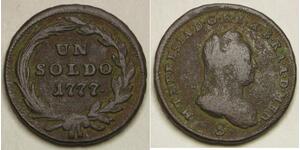 MILAN / MILANO (Italian Duchy) 1 Soldo 1777 S - Maria Theresa - VF - 1975 *