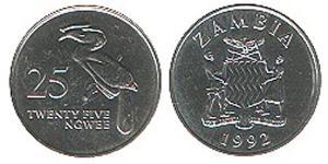 25 Нгве Замбія (1964 - ) Нікель/Залізо 