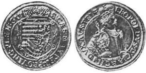 1/4 Талер Эльзас Серебро Леопольд V Австрийский (1586 – 1632)