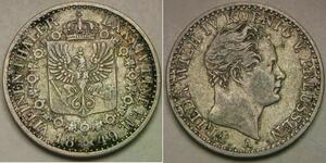 PRUSSIA (Germany) 1/6 Thaler 1849 A - Silver 0.52 - F. Wilhelm IV. - VF+ - 2593*