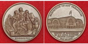  
  1857, Great Britain. Beautiful Bronze 