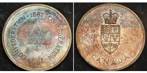  
 
   1967, Canada. Medallic Silver 