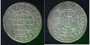 BRANDENBURG 1/24 Thaler 1679 - Silver - Friedrich Wilhelm - 3420