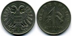 1 Shilling Federal State of Austria (1934-1938) Cuivre/Nickel 