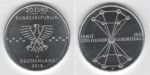 20 Euro Allemagne (1990 - ) Argent 