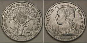 AFARS & ISSAS 1 Franc 1975 - Aluminium - aUNC - 2729 *