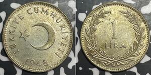 1 Лира Турция (1923 - ) Серебро 