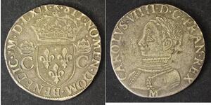 FRANCE Teston 1562 M - Silver - Charles IX. (1560-1574) - 1965