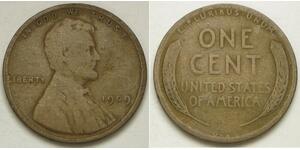 USA Wheat Ears Lincoln Cent 1909 VDB - Bronze - VF- - 3091 *