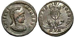 1 Follis /  AE3 羅馬帝國 青铜 Crispus (305 - 326)