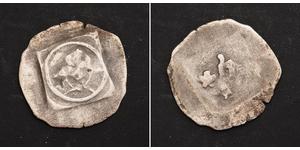  
  1450, Bavaria, Heinrich IV. Nice Silver Helmet Penny (