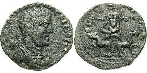  AE_ Empire romain (27BC-395) Bronze Valérien I (193-260)