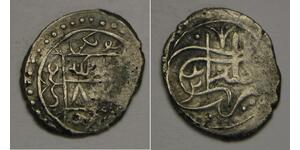TURKEY (Ottoman Empire) Akce AH 806 (1404) - Silver - Mehmed Celebi - VF - 403 *