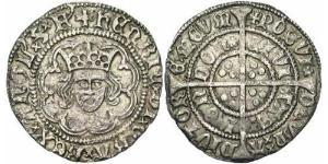 1 Groat 英格兰王国 銀 亨利六世 (英格兰) (1421-1471)