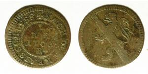 BAMBERG (German State) 1 Kreuzer 1766 R - Billon - Adam Friedrich - 897