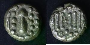 INDIA (Chaulukya) Gadmaiya Paisa ND(ca. 950- 1050 AD) - Billon - VF - 3446