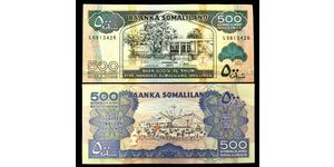 SOMALILAND 500 SHILLING Year 2011 Banknote World Paper Money UNC Currency Bill