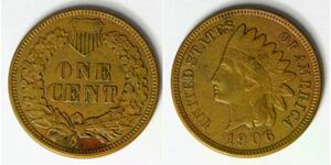 USA Indian Head Cent 1906 - Bronze - VF - 3870