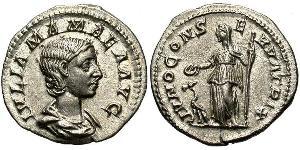 1 Denier Empire romain (27BC-395) Argent Julia Avita Mamaea (180-235)