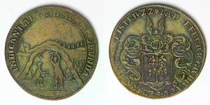 ZELLERFELD (Germany) Rechenpfennig 1765 - Bronze - Johann A. Pfeffer - VF - 701
