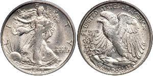  1919-D. PCGS graded MS-63. CAC Approved. Weak strike as usually seen for the date. But overall a beautiful lustrous untoned example for this rare date. The end of the First World War, celebrated ...
