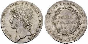 12 Carlin / 1 Piastre Italie / Italian city-states Argent 