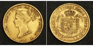  
  1815, Parma, Marie Louise of Austria. Beautiful Gold 40 Lire Coin. 12.88gm!  She was also French Empress and 2nd wife of Napoleon.  Mint Year: 1815 Denomination: 40 Lire Mint Place: Milan (It ...