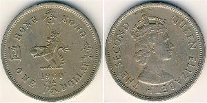 1 Dollar Hongkong Kupfer/Nickel 