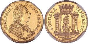 1 Ducat Augusta (Germania) (1276 - 1803) Oro Joseph II, Holy Roman Emperor  (1741 - 1790)