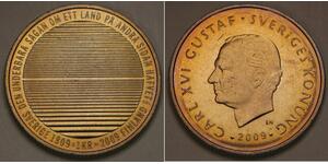 SWEDEN 1 Krona 2019 - Separation from Finland - Carl XVI. Gustaf - XF - 2694 *
