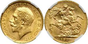 1 Sovereign Canadá Oro Jorge V (1865-1936)