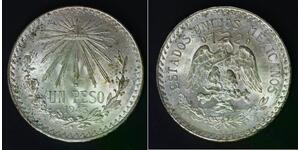 MEXICO 1 Peso 1943 - Silver 0.720 - aUNC - 1378