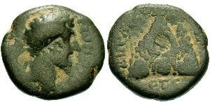  AE_ Empire romain (27BC-395) Bronze Lucius Verus (130-169)