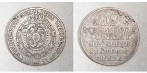 12 Shilling States of Germany Silver 
