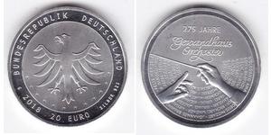 20 Euro Allemagne (1990 - ) Argent 