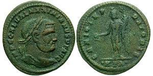 1 Фолліс Римська імперія (27BC-395) Бронза Галерій Максиміан (260-311)