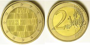 CROATIA 2 Euro 2026 - Bi_Metallic - Croatian Radiotelevision - UNC - 3891